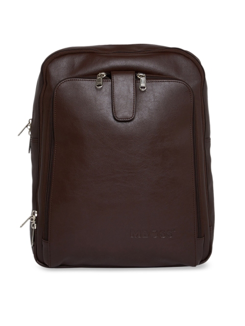 

MBOSS Unisex Brown Solid Backpack