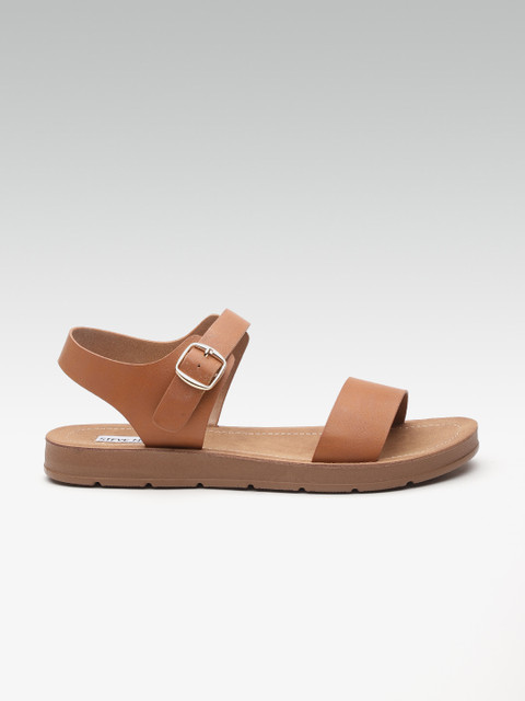 

Steve Madden Women Brown Solid Open Toe Flats