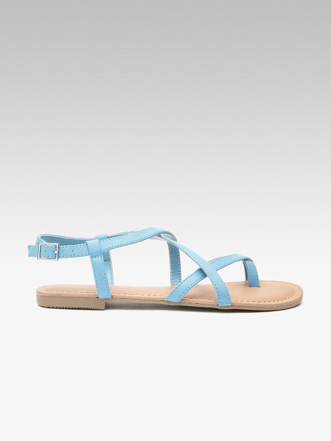 

Steve Madden Women Blue Solid One Toe Flats