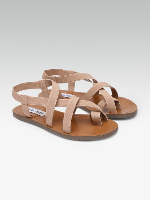 

Steve Madden Women Beige Solid One Toe Flats