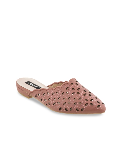 

Sherrif Shoes Women Pink Woven Design Flats