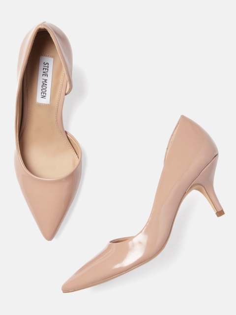 

Steve Madden Women Nude-Coloured Solid Pumps