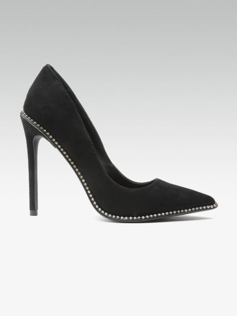 

Steve Madden Women Black Suede Pumps