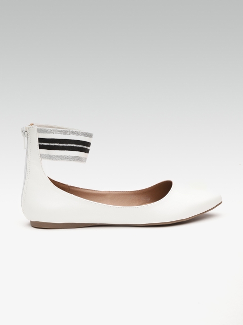 

Steve Madden Women White Mid-Top Ballerinas