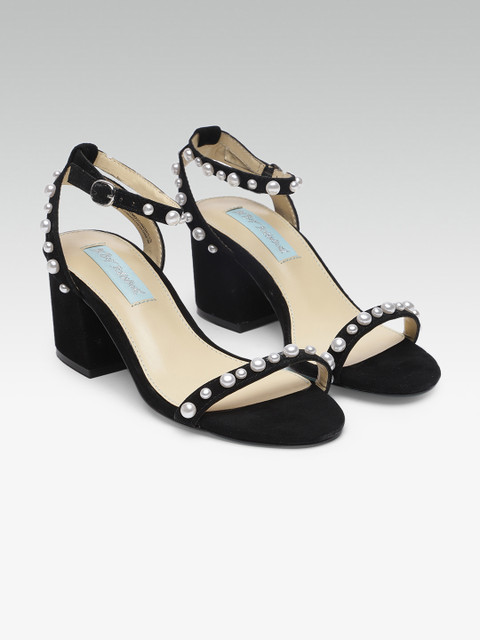 

Steve Madden Blue by Betsey Johnson Women Black Embellished Heels