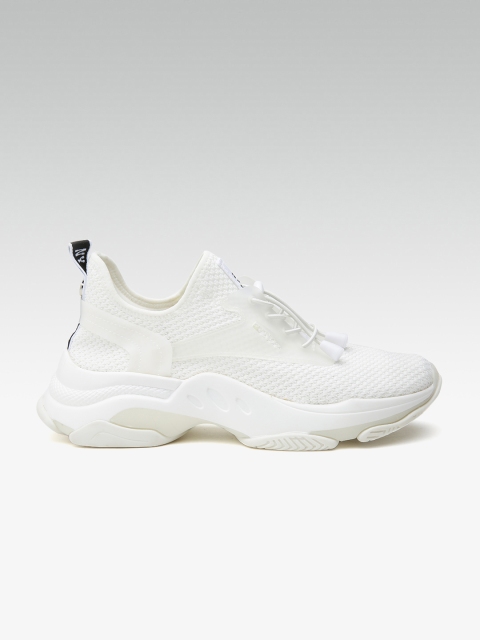 

Steve Madden Women Off-White Textured Sneakers