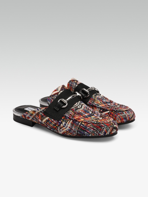 

Steve Madden Women Multicoloured Woven Design Mules, Multi