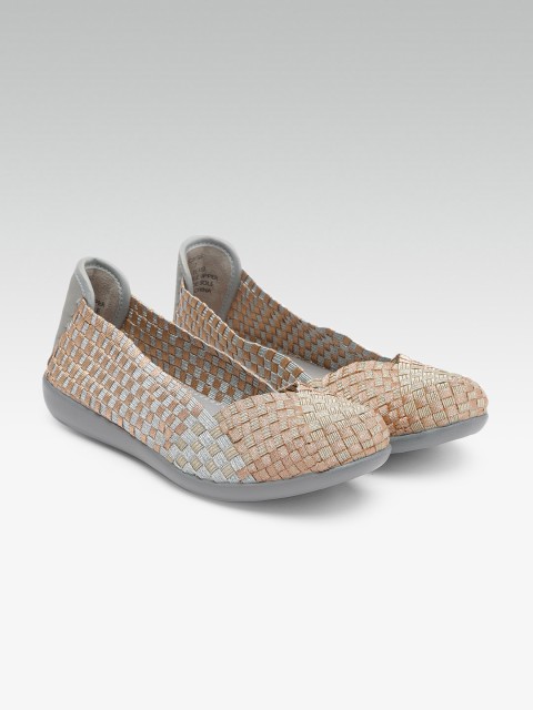 

Steve Madden Women Multicoloured Textured Ballerinas, Multi