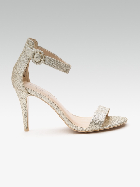 

Steve Madden Women Gold-Toned Shimmer Heels