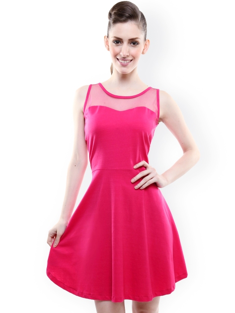 

Miss Chase Pink Fit & Flare Dress