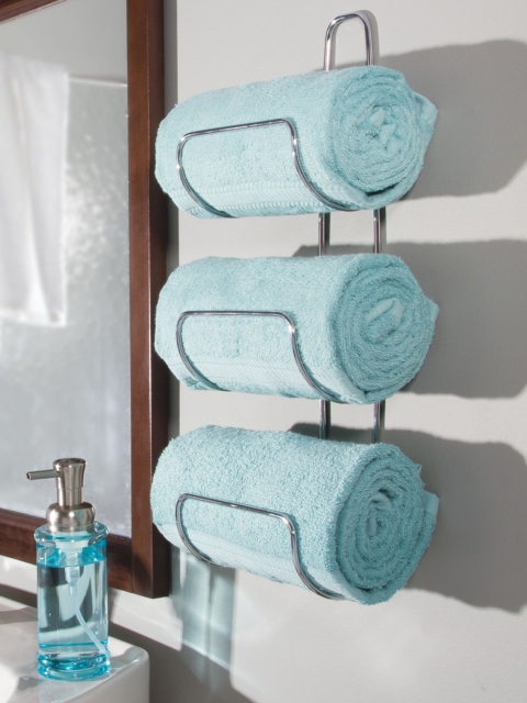 

INTERDESIGN Silver Steel Towel Holder