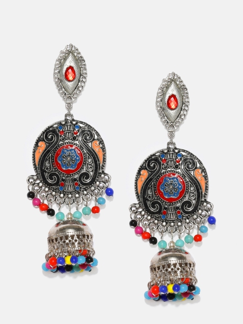 

Anouk Multicoloured Dome Shaped Jhumkas, Multi