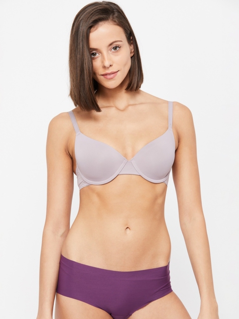 

Ginger by Lifestyle Lavender Solid Underwired Lightly Padded T-shirt Bra 8903732387406