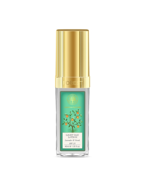 

Forest Essentials Sustainable Unisex Lavender Neroli SPF 25 Light Day Lotion 40 ml, Green