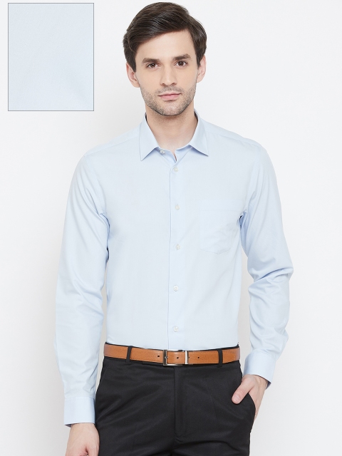 

Blackberrys Men Blue Slim Fit Solid Formal Shirt