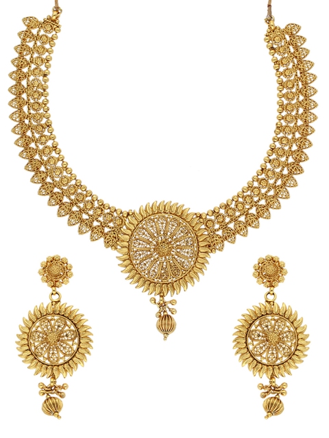 

Sia Art Jewellery Women Gold-Plated Handcrafted Jewellery Set