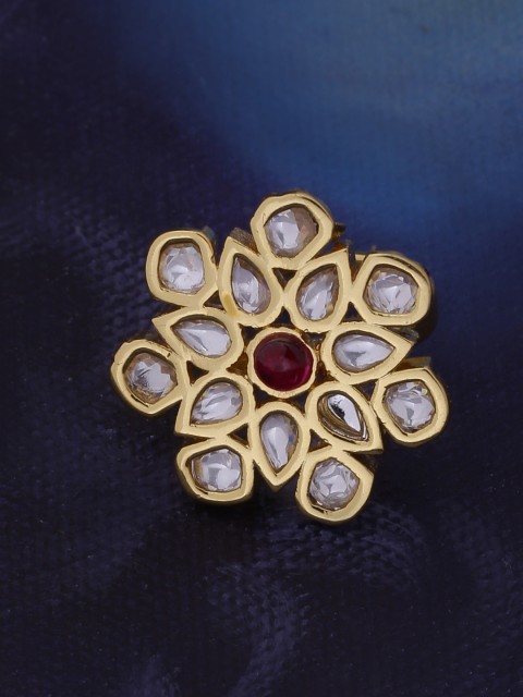 

Studio Voylla Gold-Plated Cocktail Ring