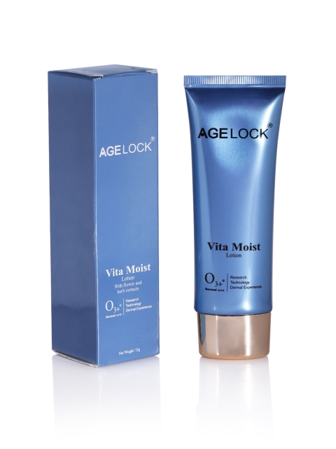 

O3+ Unisex Agelock Vita Moist Lotion 75 g, Blue