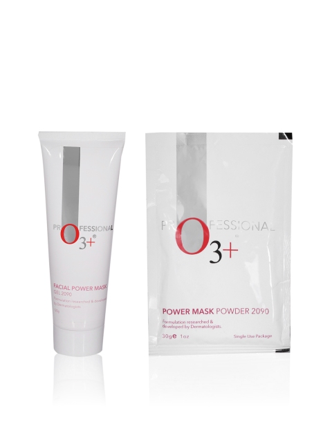 

O3+ Set of 2 Diamond Whitening Powder & Gel Peel Off Masks 2090, White
