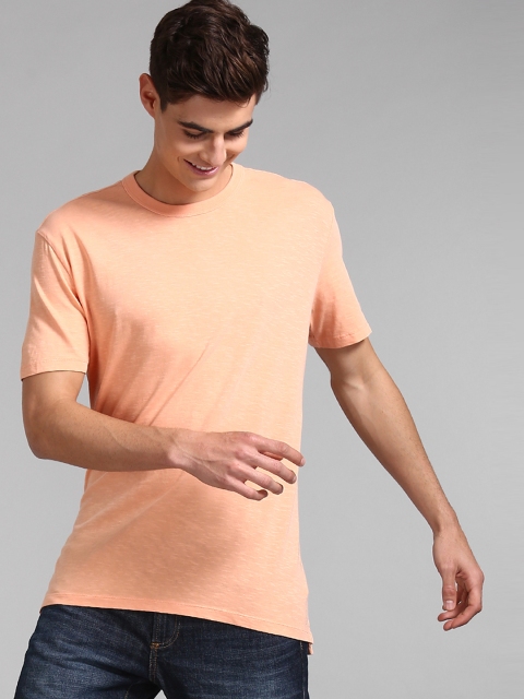 

GAP Men Orange Vintage Slub Jersey Crewneck T-Shirt