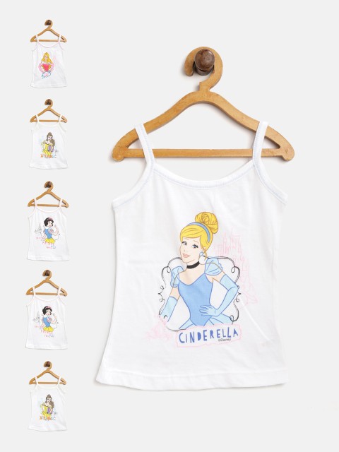 

Bodycare Kids Girls Pack of 6 White Printed Camisoles 933ABCDAB