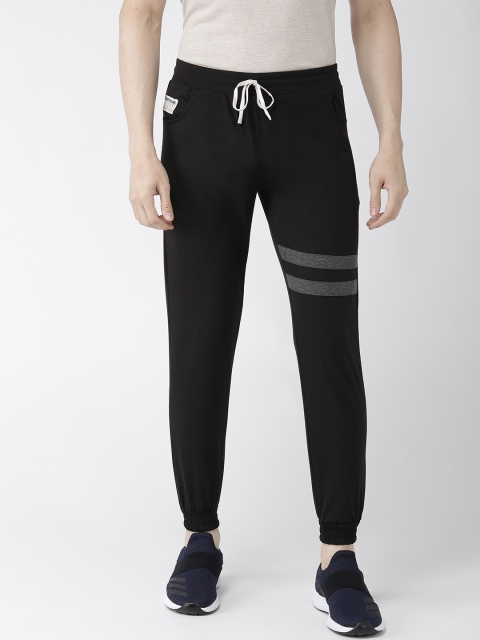 

Hubberholme Black Slim Fit Solid Joggers