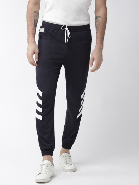

Hubberholme Men Navy Blue Solid Slim Fit Joggers