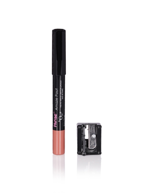 

O3+ Plunge Amaze Pout Kiss in Paris Velvet Matte Crayon Lipstick 04, Pink