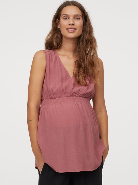 

H&M Women Pink MAMA Sustainable Sleeveless Blouse