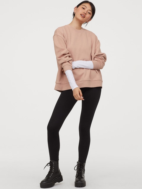 

H&M Women Black Leggings