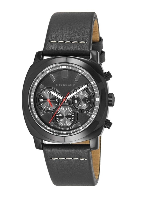 

GIORDANO Men Black Analogue Watch
