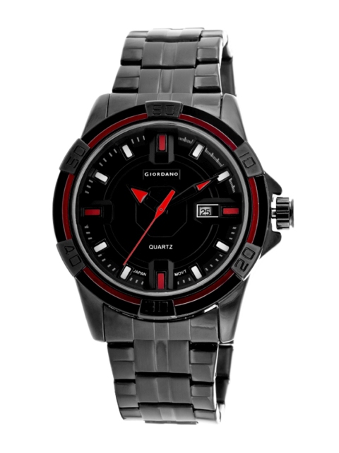 

GIORDANO Men Black Analogue Watch