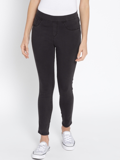 

DressBerry Women Black Solid Super Skinny Fit Jeggings