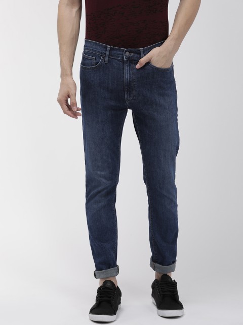 

Marks & Spencer Men Blue Skinny Fit Mid-Rise Clean Look Stretchable Jeans