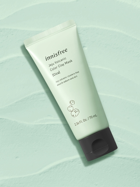 

Innisfree Unisex Jeju Volcanic Color Cica Clay Mask 70 ml, White