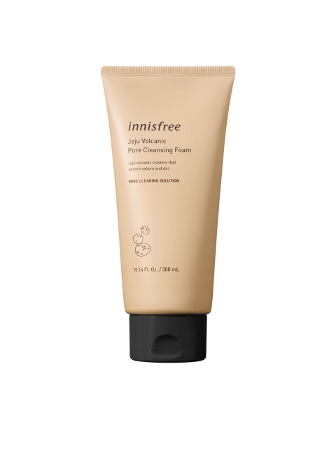 

Innisfree Unisex Jeju Volcanic Sebum & Dirt Absorbing Pore Cleansing Foam 300ml, Beige