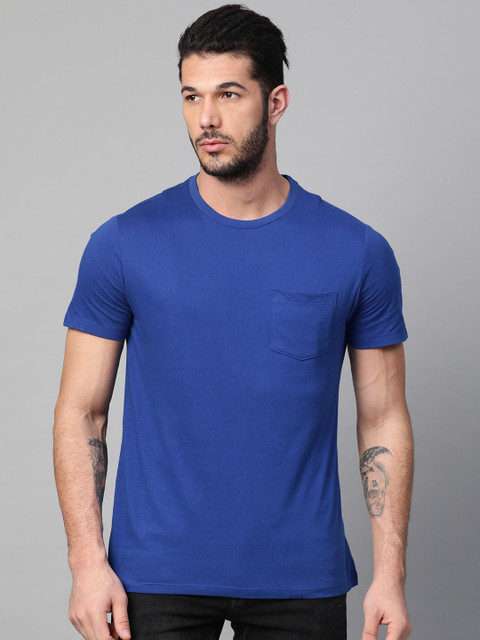 

GAP Men's Vintage Wash Pocket T-Shirt, Blue