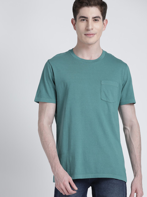 

GAP Men's Vintage Wash Pocket T-Shirt, Green