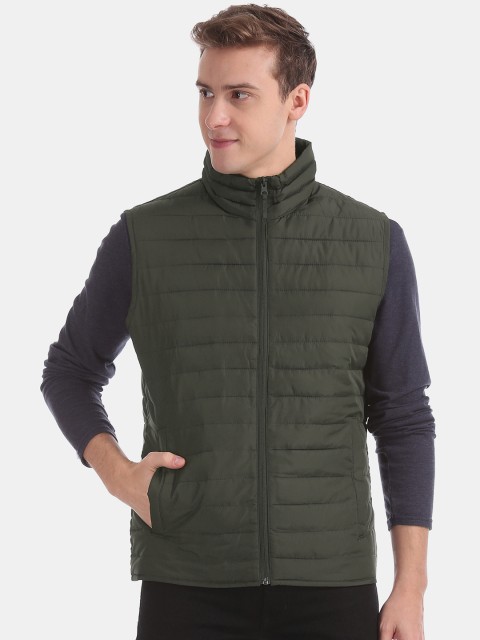 

GAP Men's ColdControl Lightweight Puffer Vest, Olive