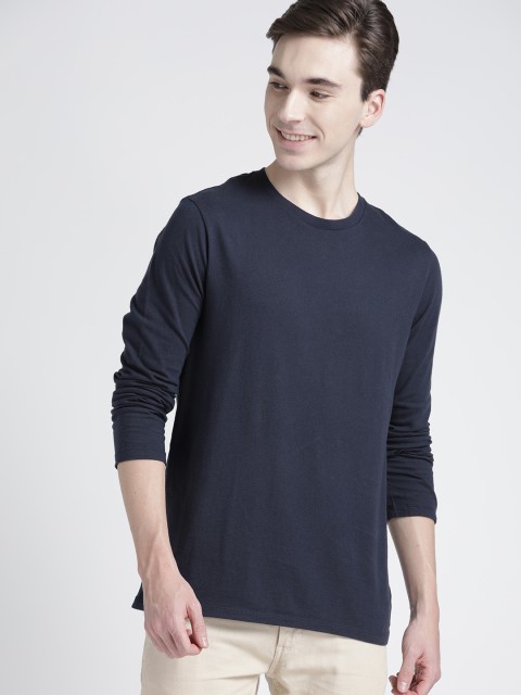 

GAP Men's Long Sleeve Classic T-Shirt, Navy blue