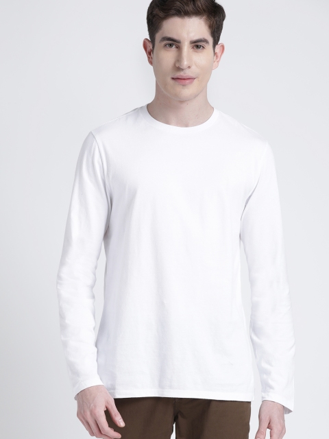

GAP Men's Long Sleeve Classic T-Shirt, White