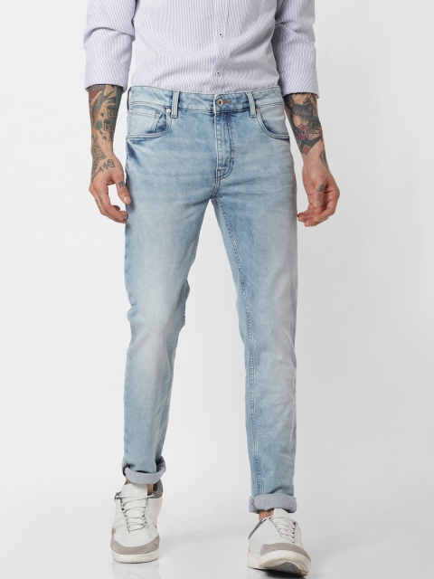 

Jack & Jones Men Blue Ben Skinny Fit Low-Rise Clean Look Stretchable Jeans