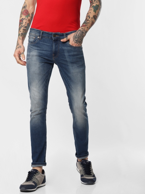 

Jack & Jones Men Blue GLENN Slim Fit Low-Rise Clean Look Stretchable Jeans