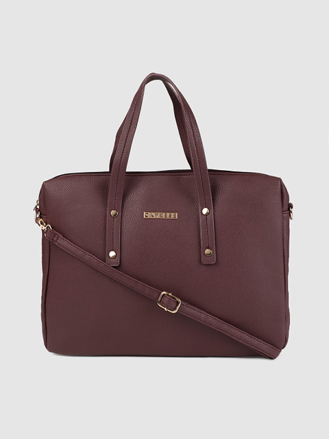 

Caprese Maroon Solid Shoulder Bag