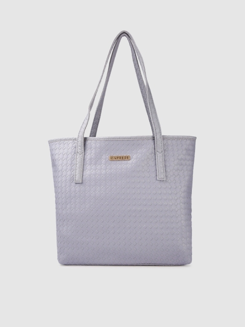 

Caprese Blue Textured Shoulder Bag