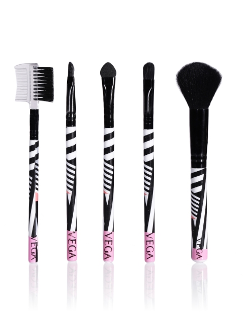 

VEGA D'ZYNER Set Of 5 Make Up Brushes, Black