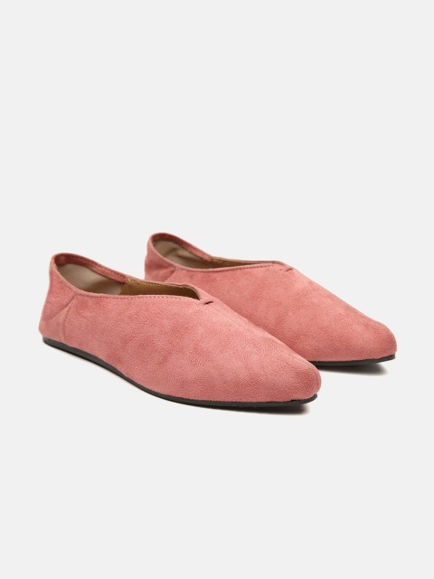 

her by invictus Women Pink Solid Slip-Ons