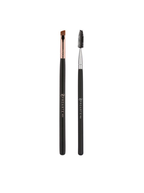 

Proarte Women Brow Filler Brush AB34 & Mascara Make Up Brush PE33, Black