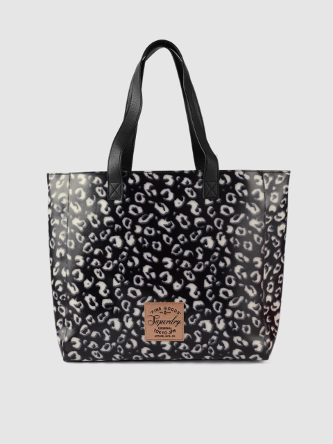

Superdry Black Printed Shoulder Bag