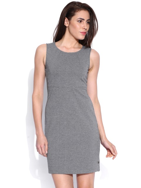 

U.S. Polo Assn. Women Grey Sheath Dress